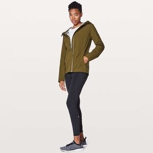 lululemon athletica Rain Rival jacket in Deep Meadow